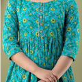 MamaVibez Premium Floral Maternity & Feeding Gown