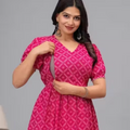 MamaVibez Cotton Maternity & Feeding Kurti