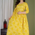 MamaVibez Cotton Maternity & Feeding Gown